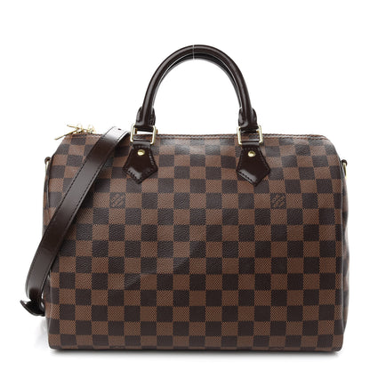 Louis Vuitton Damier Ebene Speedy Bandouliere 30 1 of 10