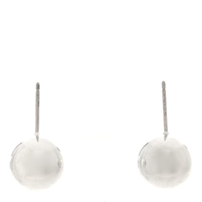 Tiffany Sterling Silver 10mm HardWear Ball Earrings 3 of 4