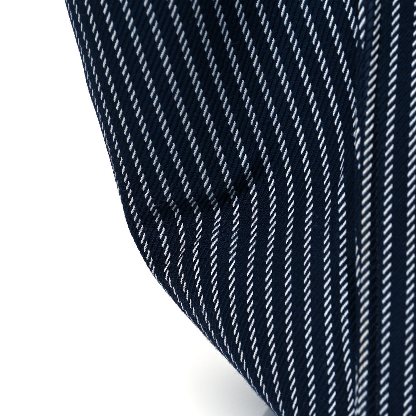 Cotton Canvas Striped Medium Phantom Luggage Navy White