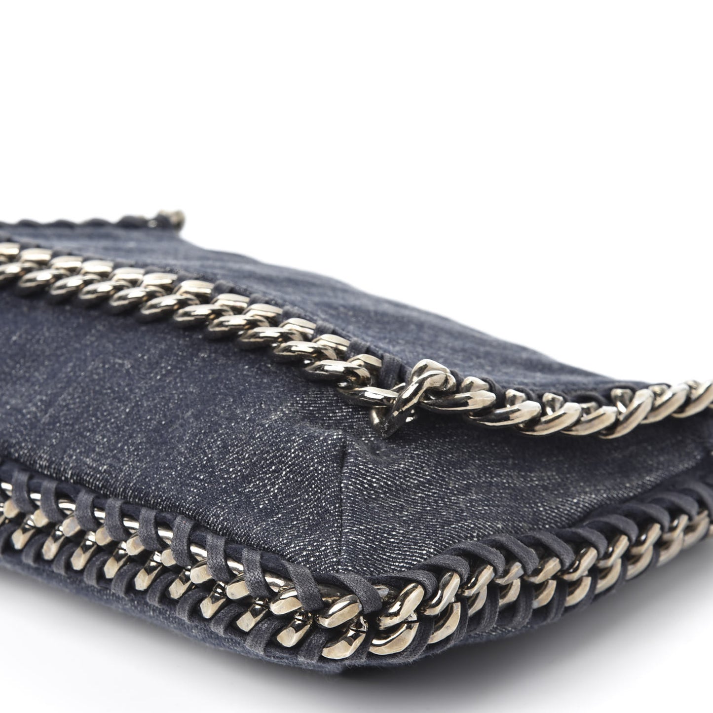 Denim Falabella Clutch Blue