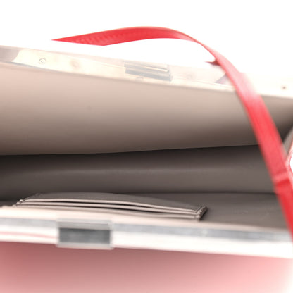 Celine Smooth Calfskin Mini Clasp Bag Pop Red 5 of 11