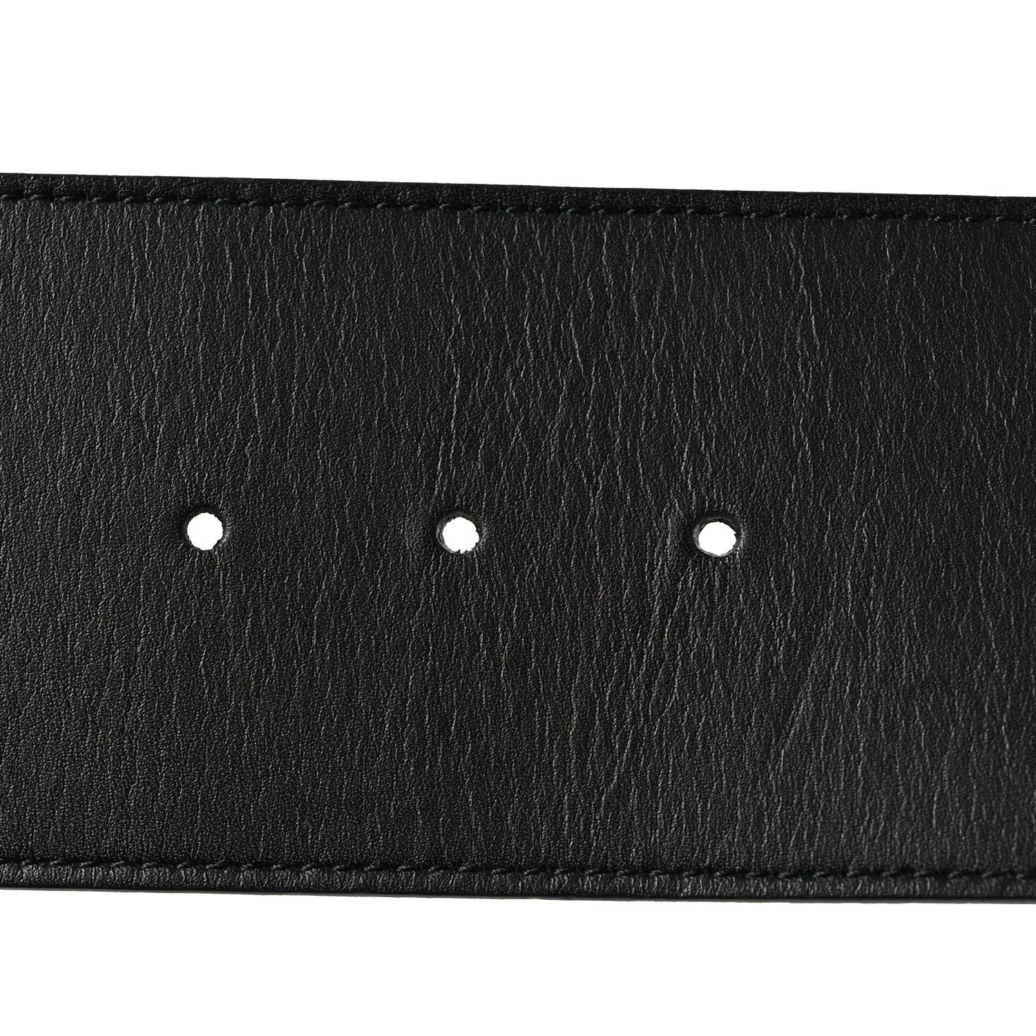 Gucci Moon Calfskin Pearl Double G 70mm Belt 85 34 Black Cream 3 of 6