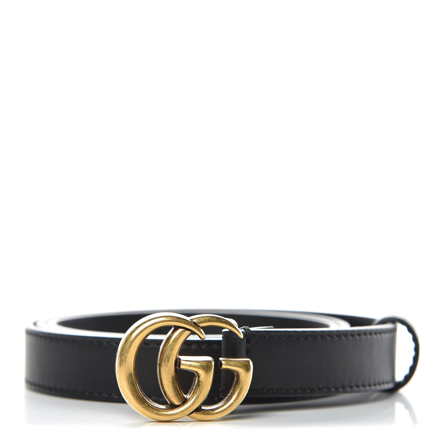 Calfskin Double G 20mm Belt 90 36 Black