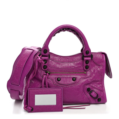 Balenciaga Agneau Arena Classic Hardware Mini Le City Azalee 3 of 11