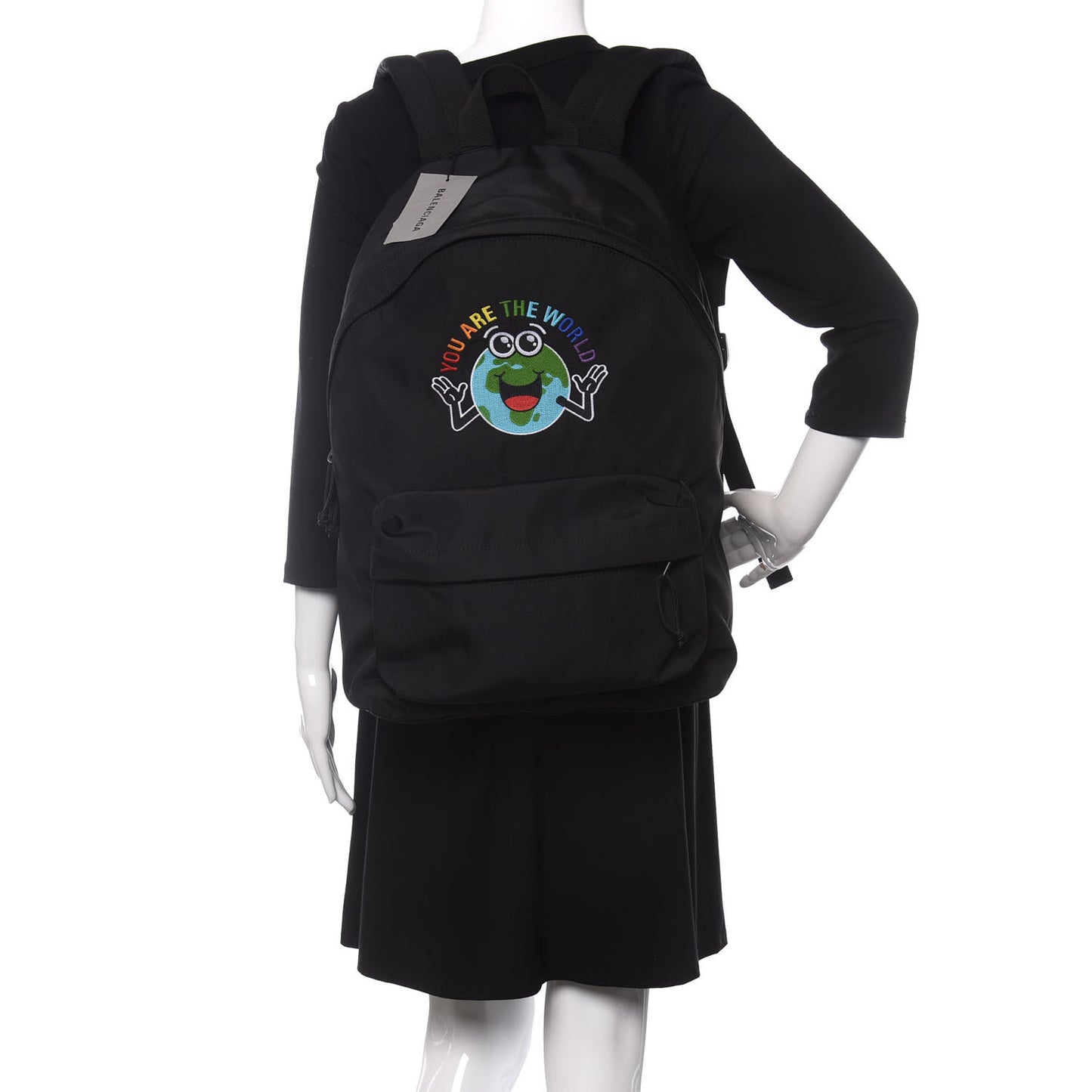 Nylon You Are The World Explorer Backpack Black