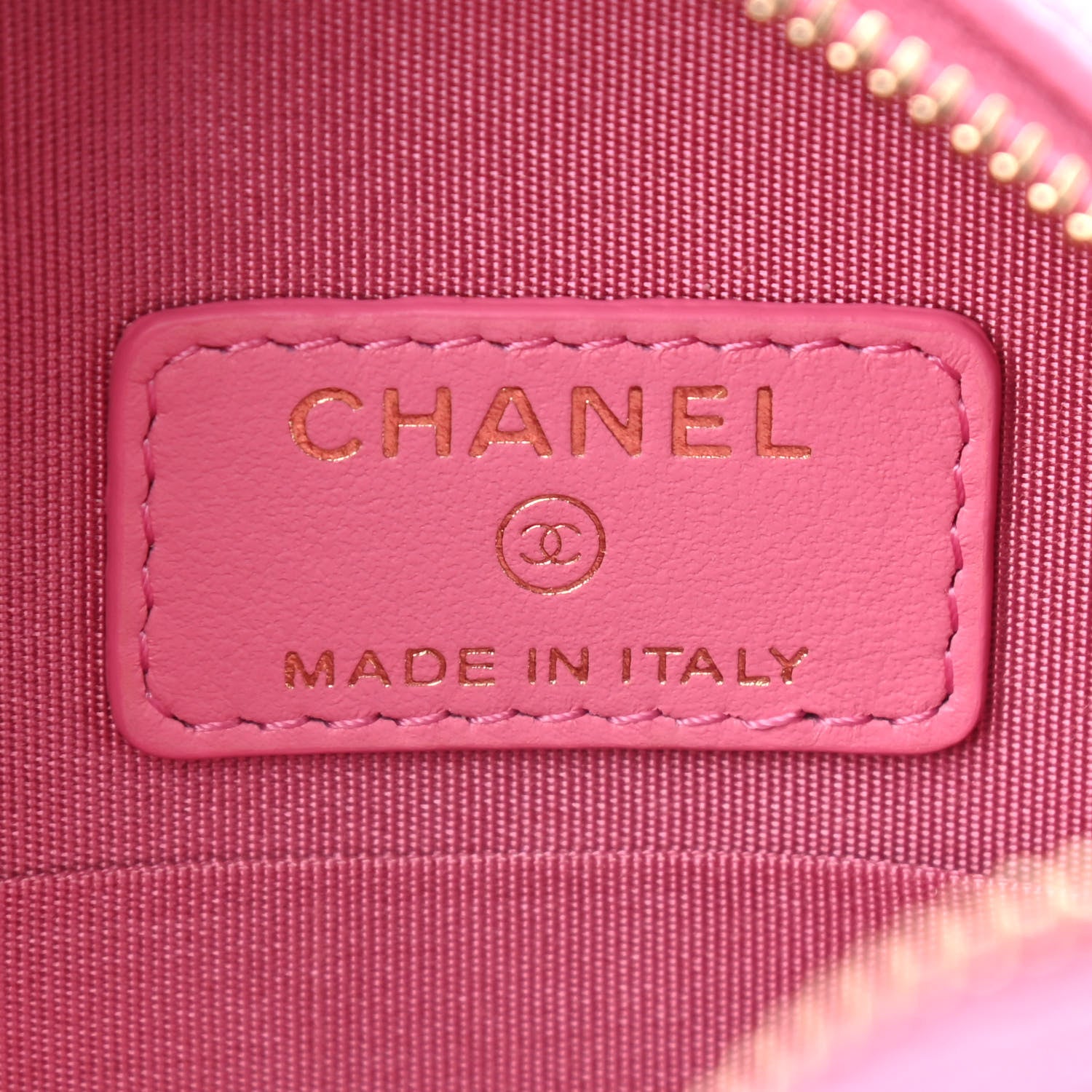 Chanel Caviar Quilted Gripoix CC Round Clutch With Chain Pink 6 of 9