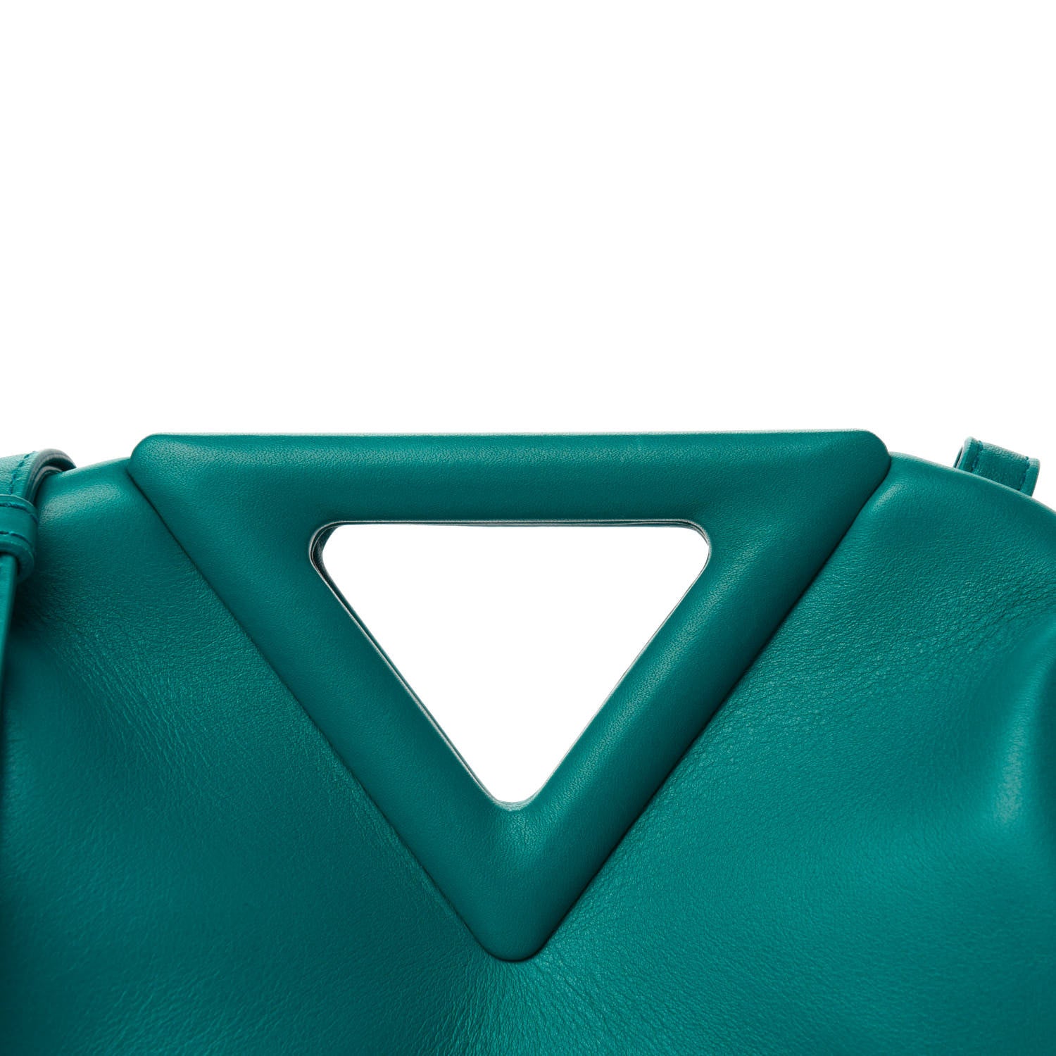 Bottega Veneta Calfskin Small The Point Triangle Bag Mallard 9 of 9