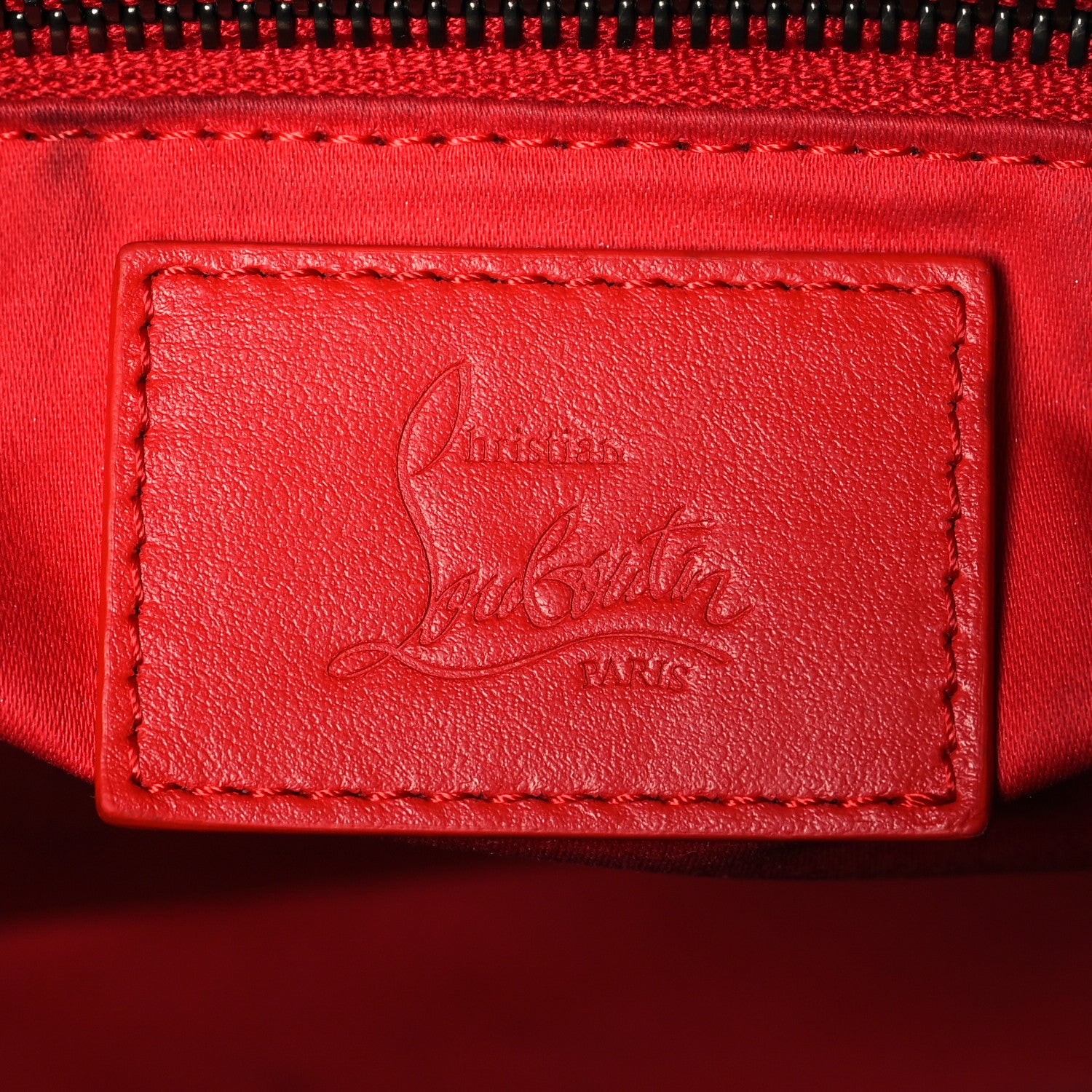 Christian Louboutin Toile Monogram Calfskin Printed Spikes Sneakender Duffle Black 5 of 14