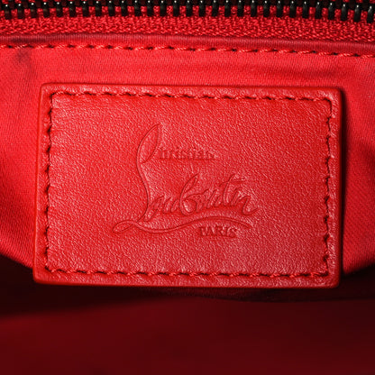 Christian Louboutin Toile Monogram Calfskin Printed Spikes Sneakender Duffle Black 5 of 14