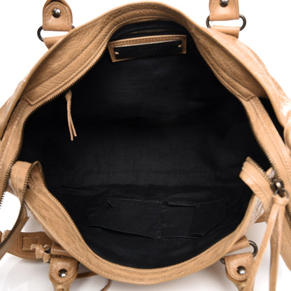 Balenciaga Agneau Classic Hardware City Beige Nougatine 6 of 10