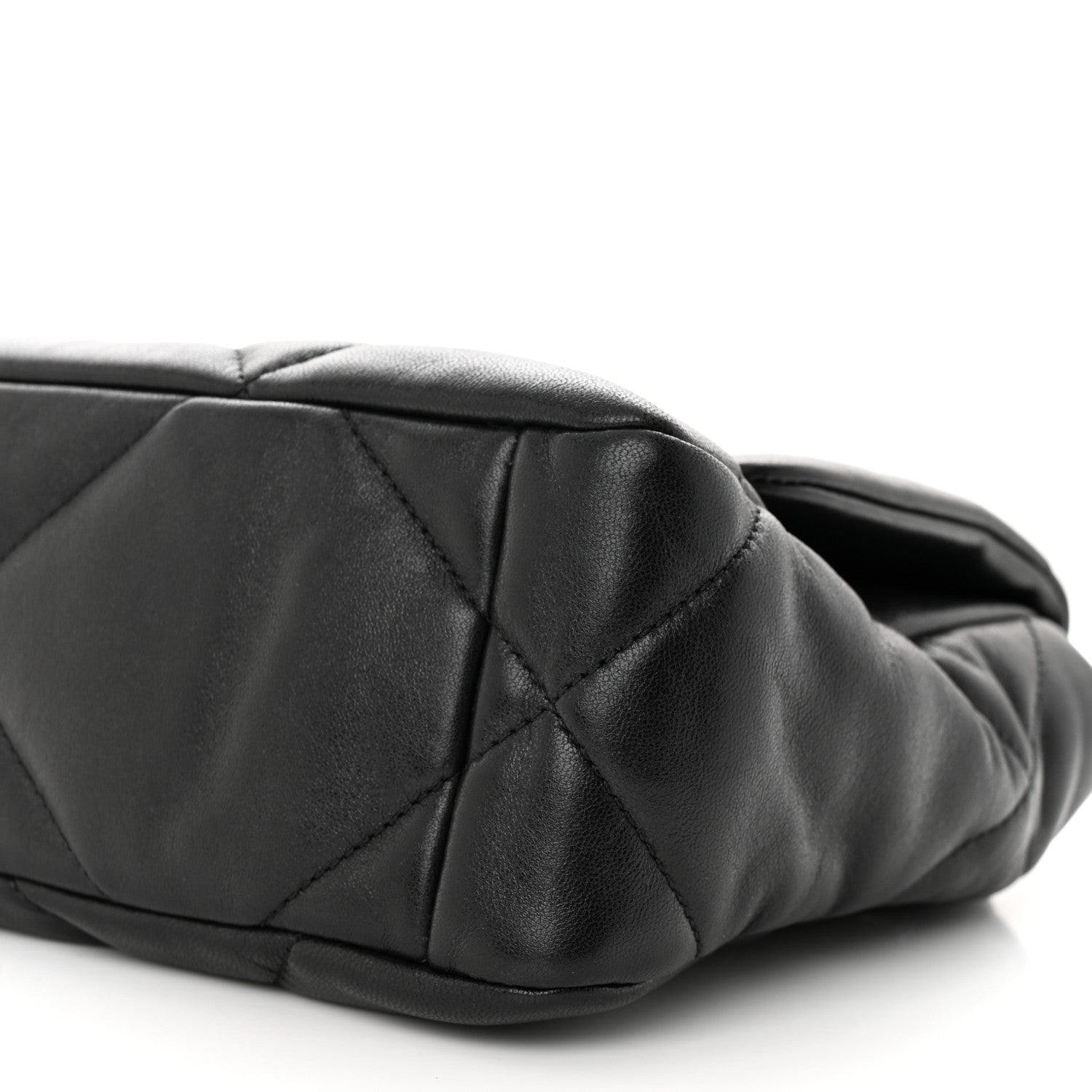 Chanel Lambskin Quilted Medium Chanel 19 Flap Black 10 of 10