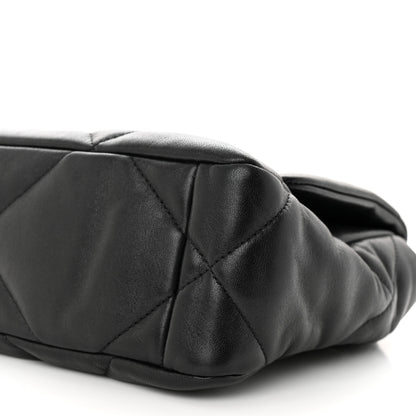 Chanel Lambskin Quilted Medium Chanel 19 Flap Black 10 of 10