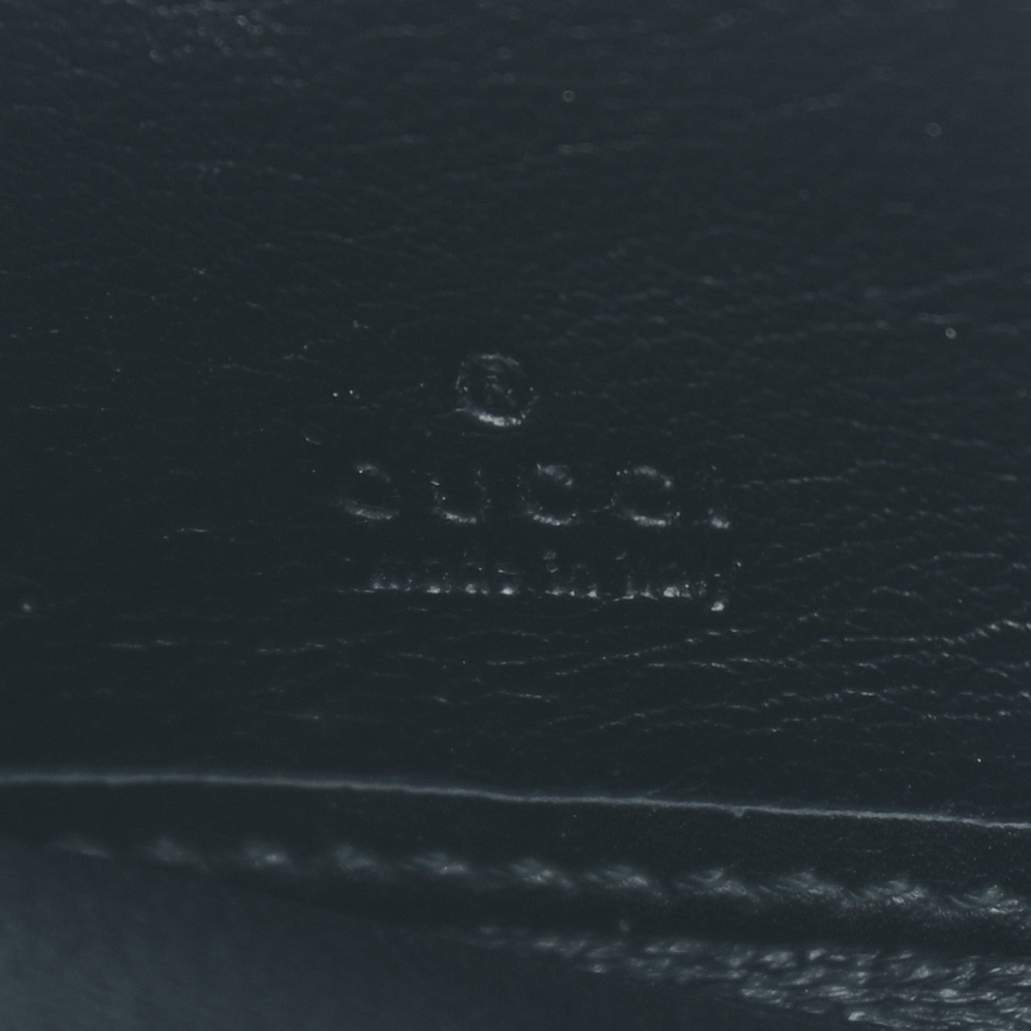 Gucci Guccissima Twins Zip Around Wallet Black 6 of 8