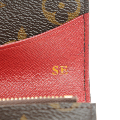 Louis Vuitton Monogram Emilie Wallet Red 8 of 9