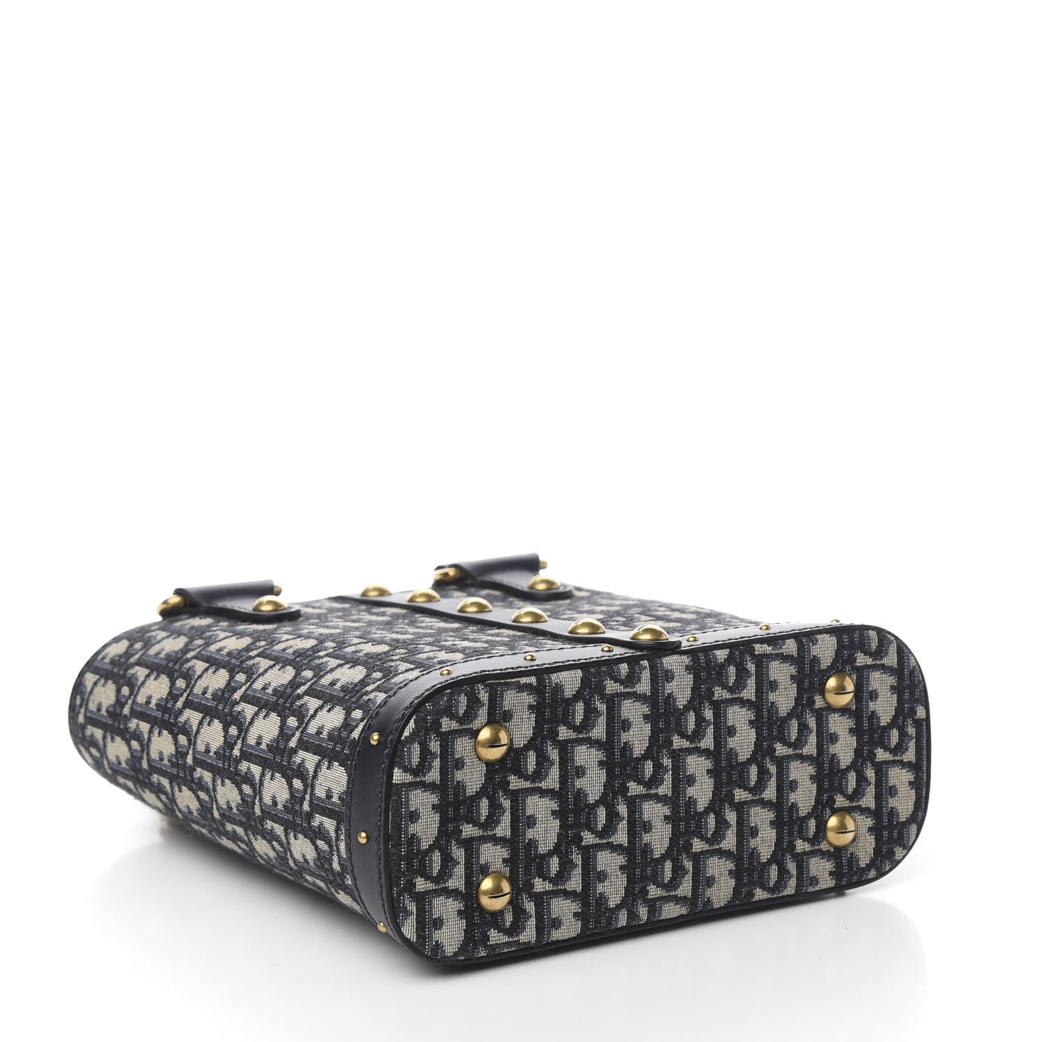 Christian Dior Oblique Studded DiorAvenue Bag Blue 3 of 8