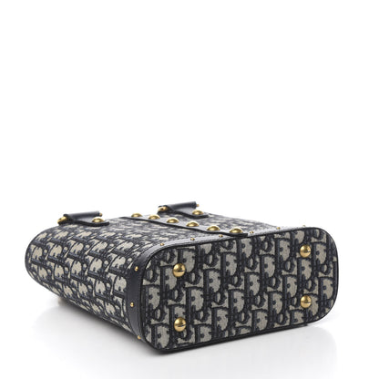 Christian Dior Oblique Studded DiorAvenue Bag Blue 3 of 8