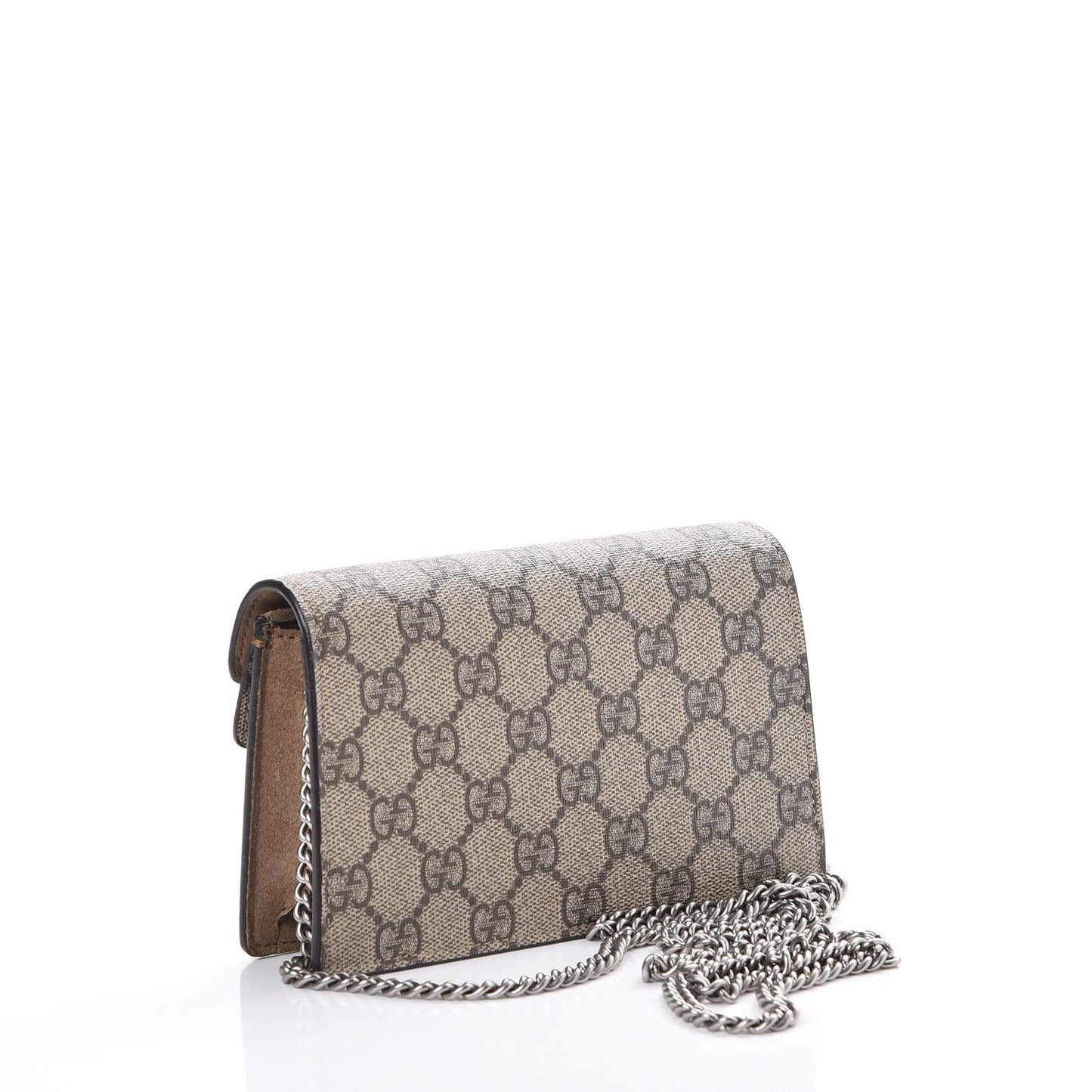 GG Supreme Monogram Super Mini Dionysus Shoulder Bag Taupe