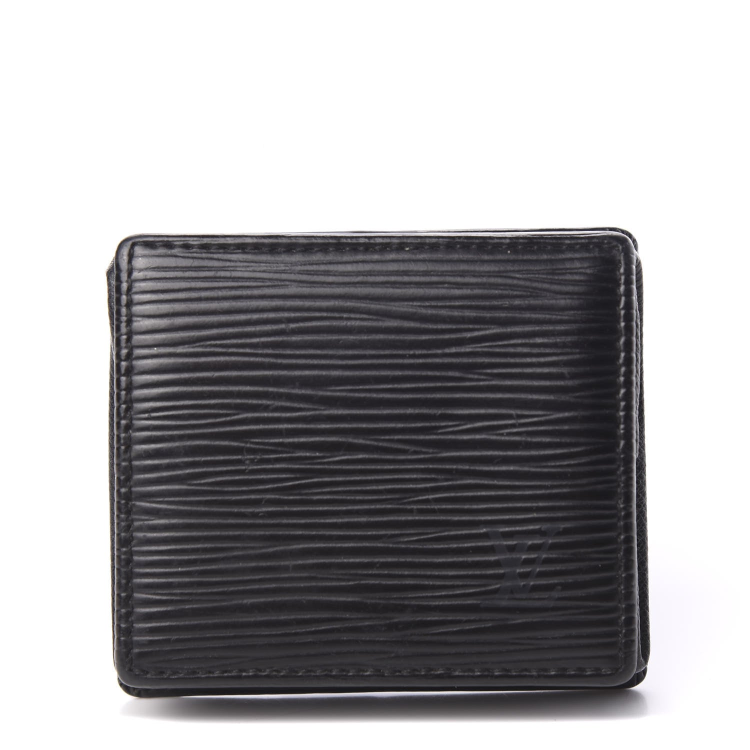 Louis Vuitton Epi Porte-Monnaie Boite Coin Purse Black 1 of 7