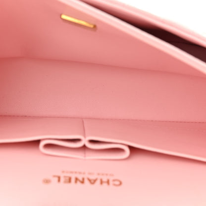 Chanel Caviar Quilted Medium Double Flap Light Pink 5 of 12
