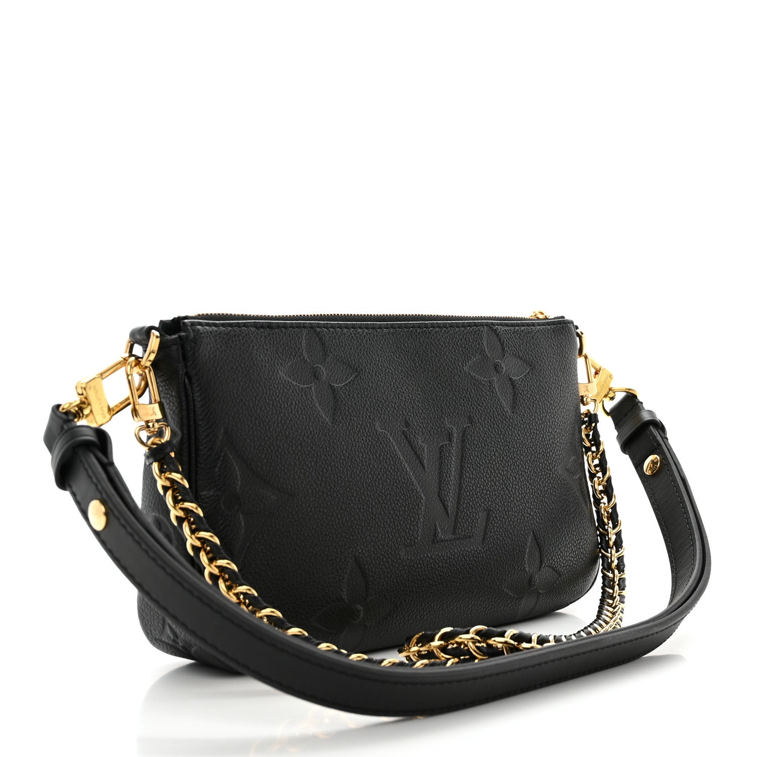 Louis Vuitton Empreinte Monogram Giant Multi Pochette Accessories Black 4 of 10