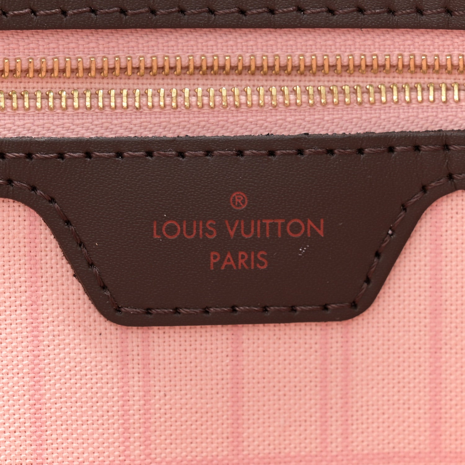 Louis Vuitton Damier Ebene Neo Neverfull MM Rose Ballerine 7 of 10