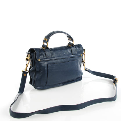 Proenza Schouler Lambskin Tiny PS1 Satchel Midnight 4 of 9