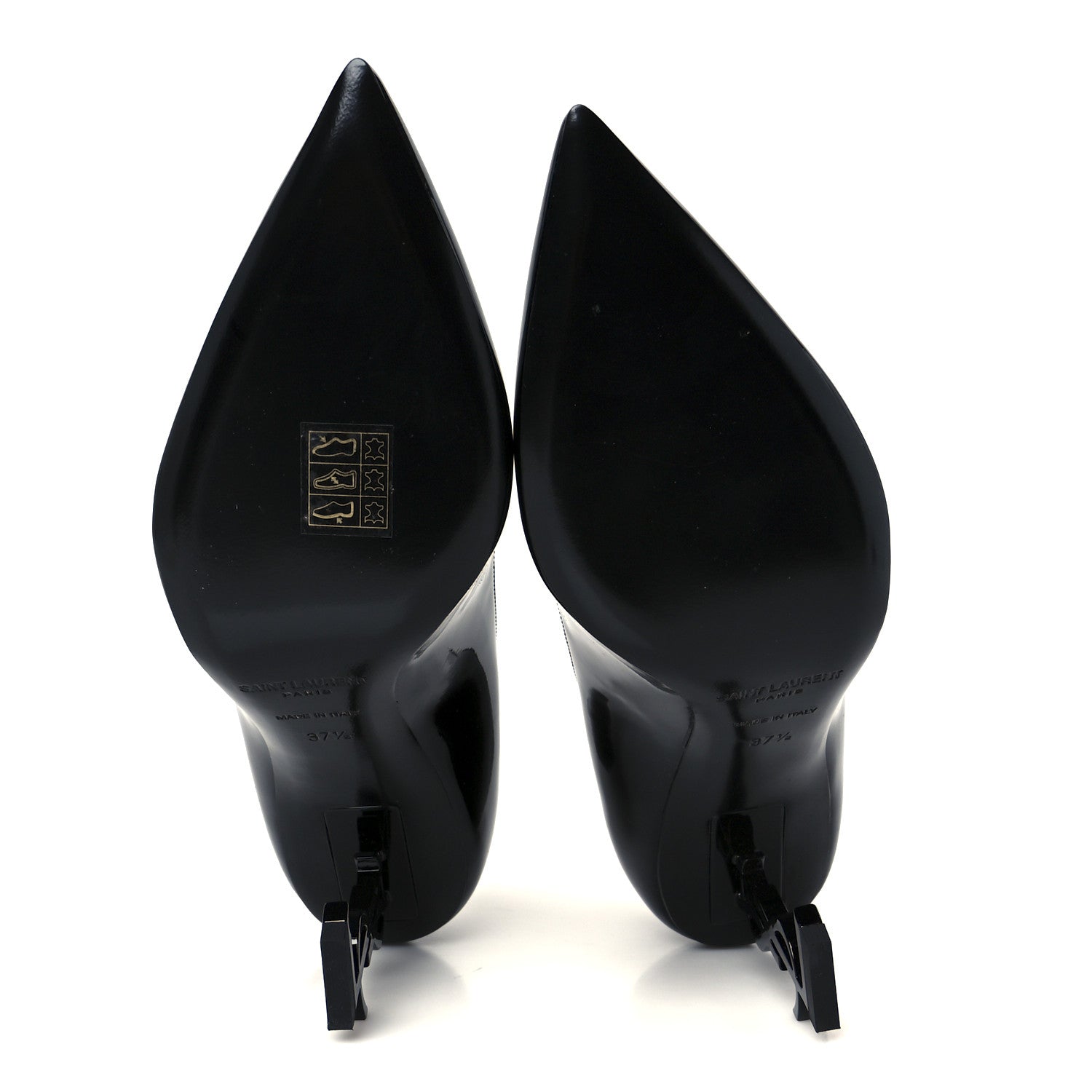 Saint Laurent Patent Opyum 85 Pumps 37.5 Black 6 of 10