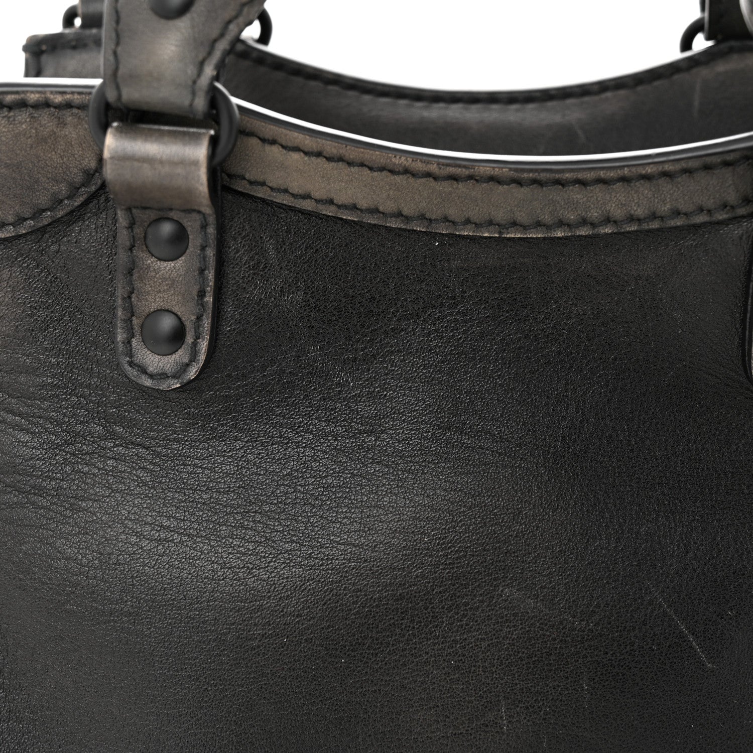 Balenciaga Used Calfskin Black Hardware Mini Neo Classic City Black 12 of 15