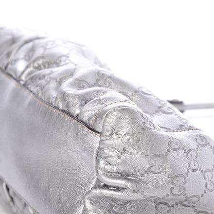 Gucci Guccissima Medium D Gold Hobo Silver 13 of 20