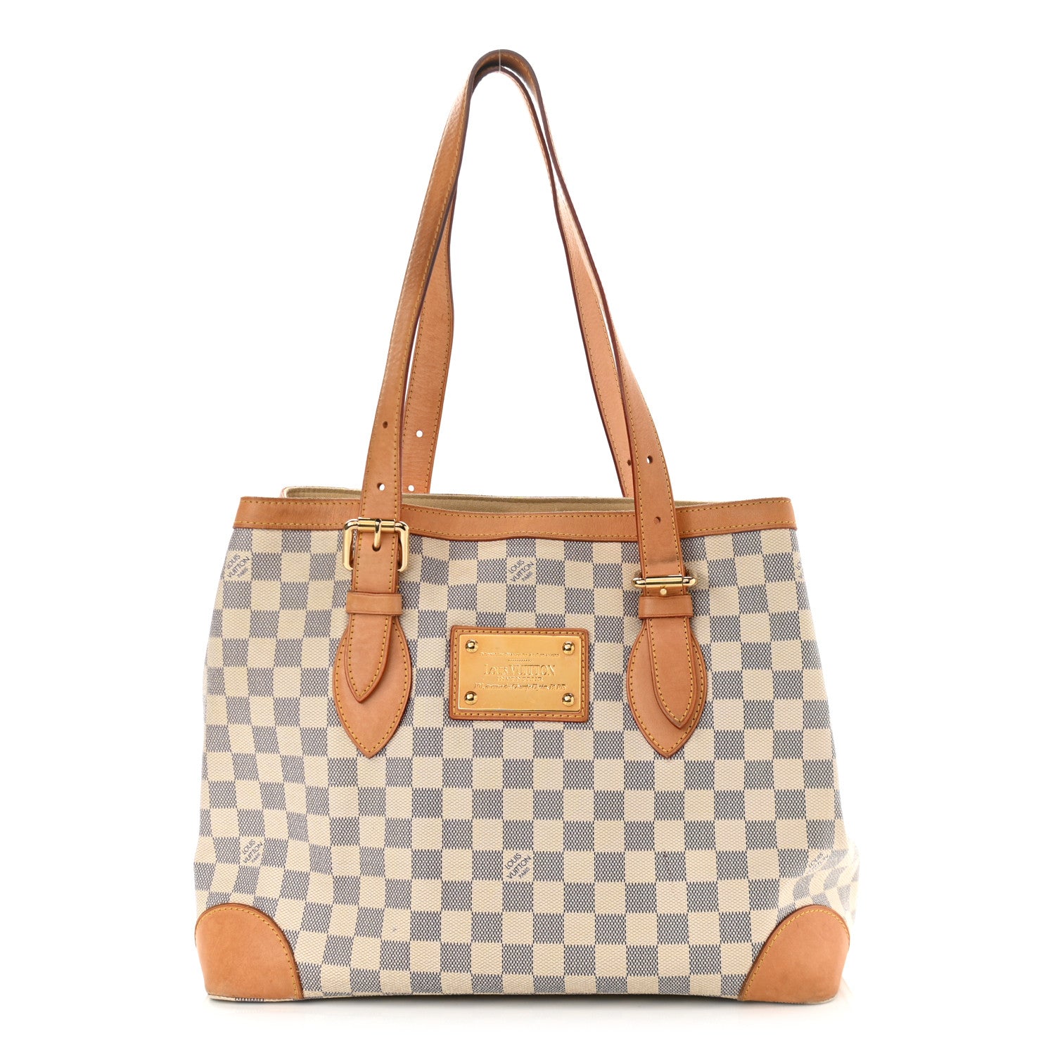 Louis Vuitton Damier Azur Hampstead MM 1 of 14