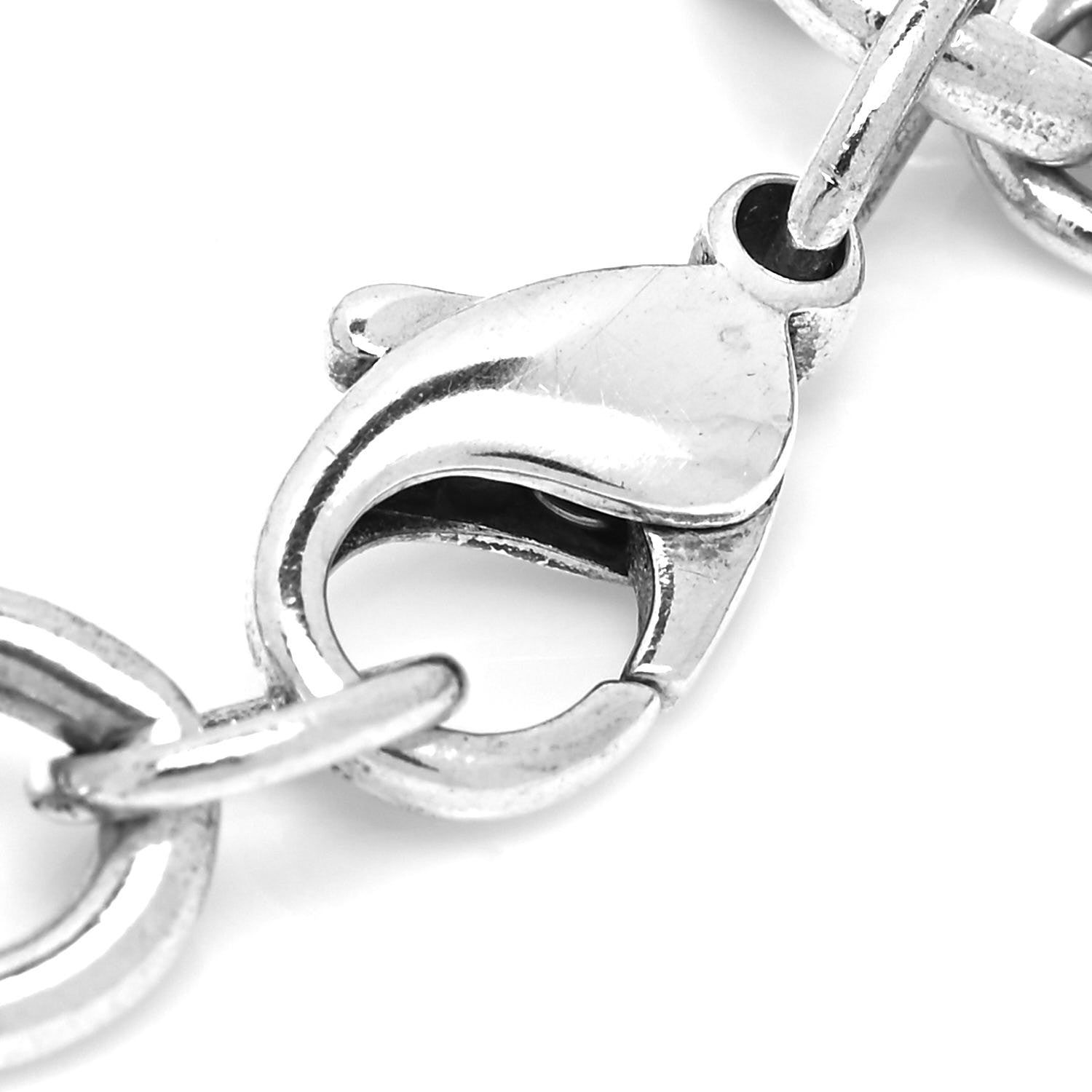 Tiffany Sterling Silver Heart Tag Charm Bracelet 5 of 6