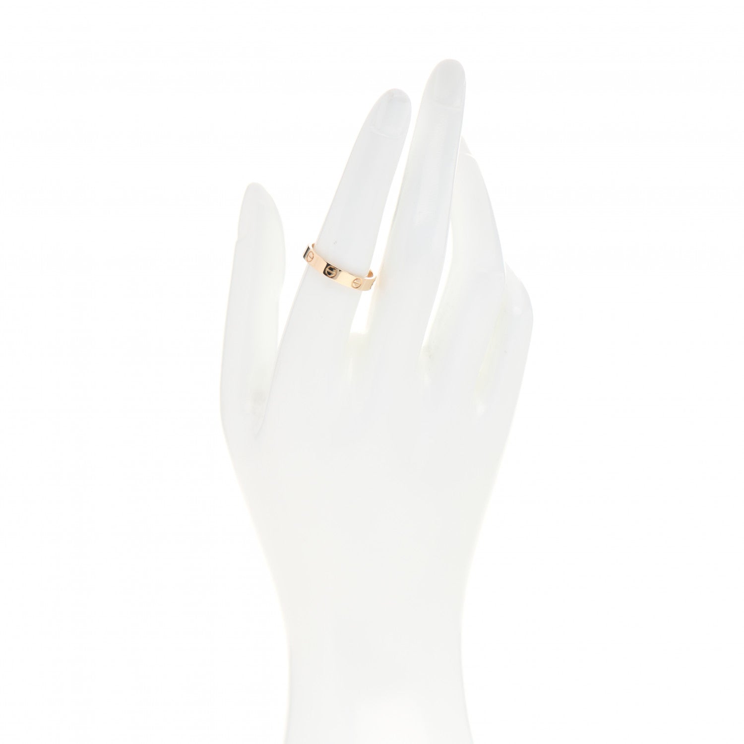 Cartier 18K Yellow Gold 3.5mm LOVE Wedding Band Ring 55 7.25 2 of 5
