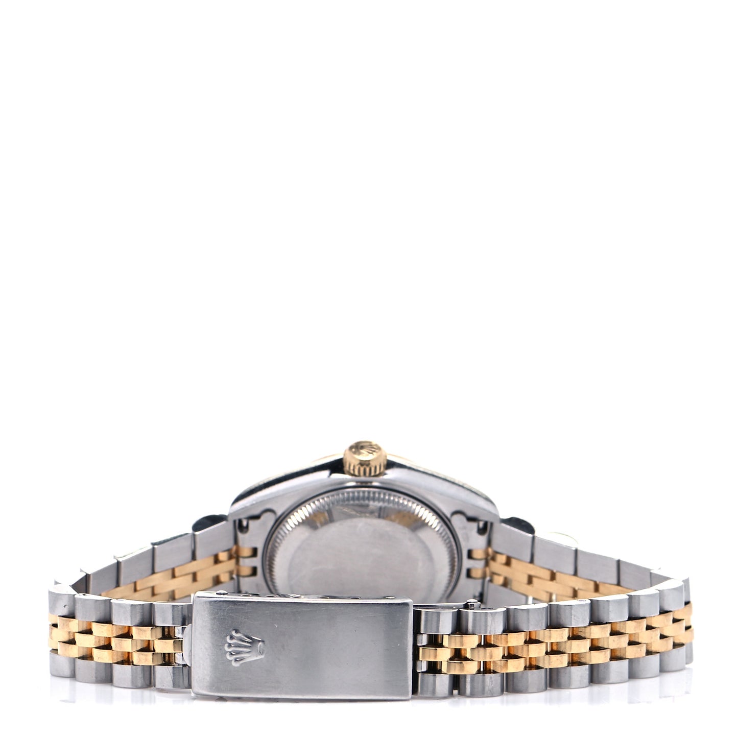 Stainless Steel 18K Yellow Gold 26mm Oyster Perpetual Datejust Watch White Roman 69173