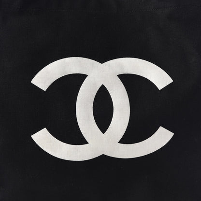 Chanel Canvas Chain Jumbo CC Tote Black 10 of 10