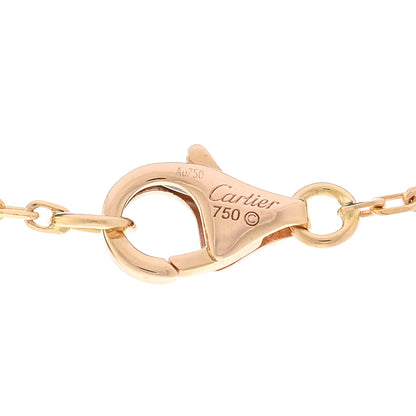 Cartier 18K Pink Yellow White Gold Trinity Heart Necklace 4 of 5