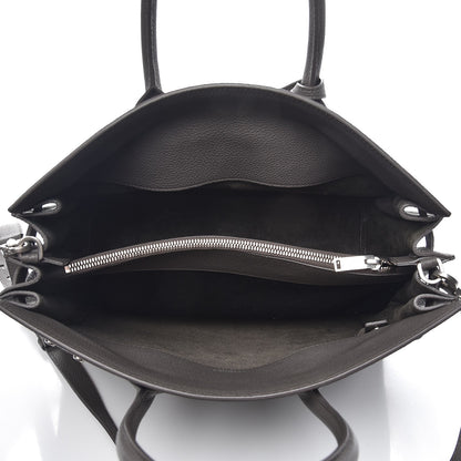 Saint Laurent Grained Calfskin Small Supple Sac De Jour Fog 6 of 8