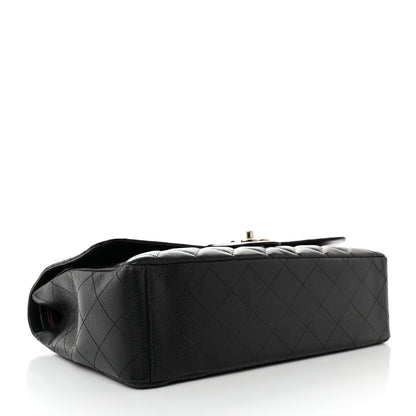 Chanel Caviar Quilted Maxi Double Flap Black 4 of 13