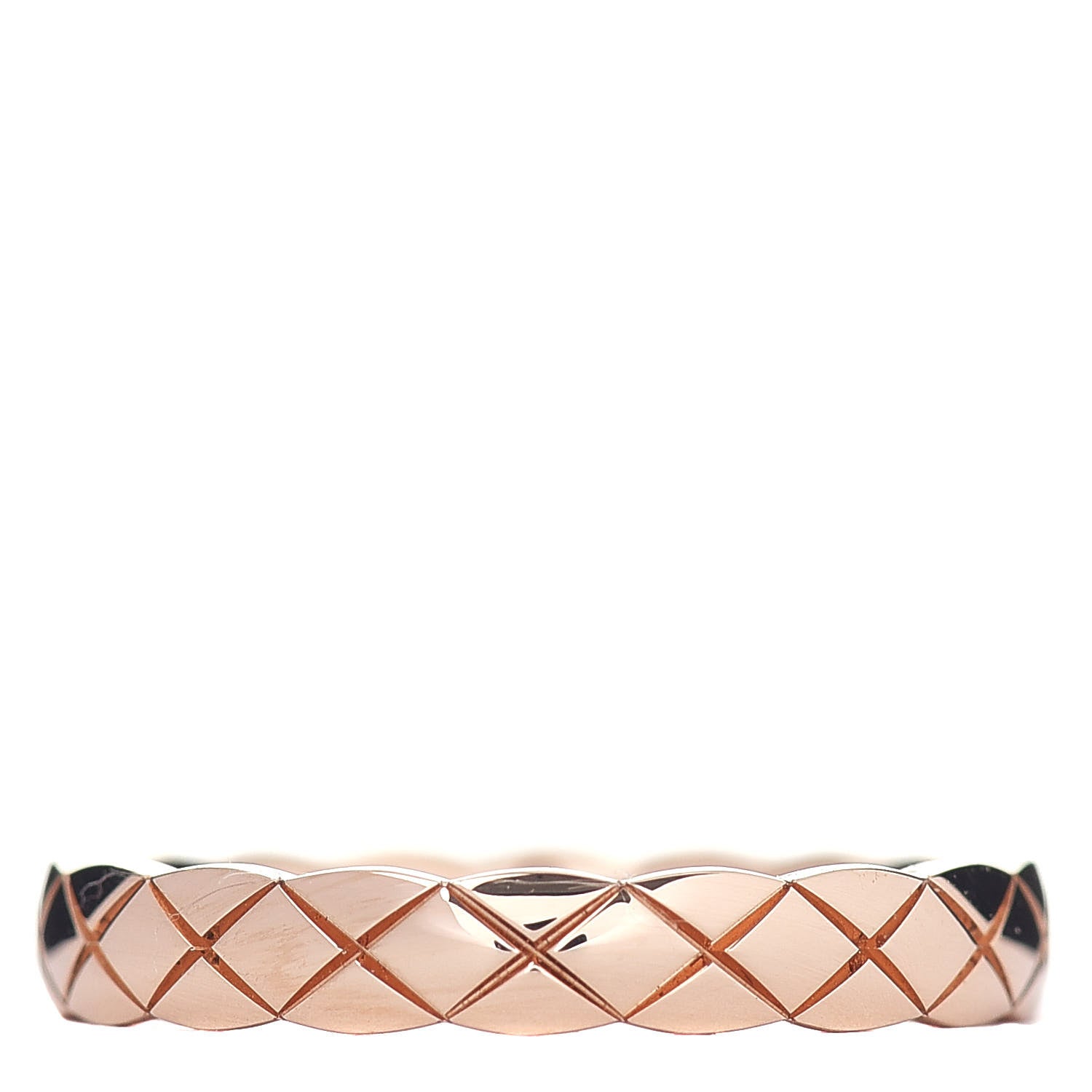 Chanel 18K Beige Gold Mini Coco Crush Ring 53 6.25 3 of 5