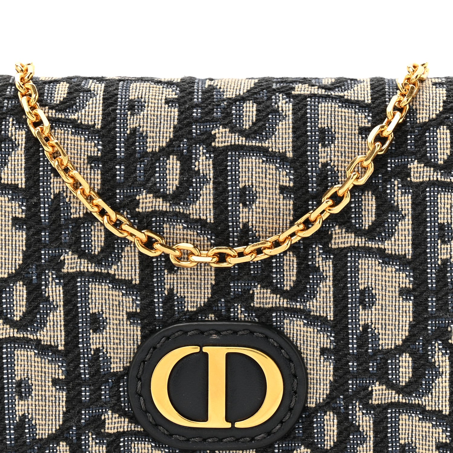 Christian Dior Oblique Nano 30 Montaigne Pouch Blue 8 of 11