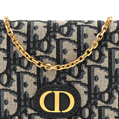 Christian Dior Oblique Nano 30 Montaigne Pouch Blue 8 of 11