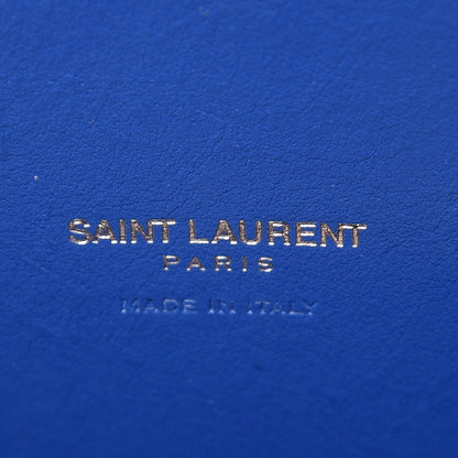 Saint Laurent Calfskin Crocodile Embossed Small Sac De Jour Royal Blue 8 of 14