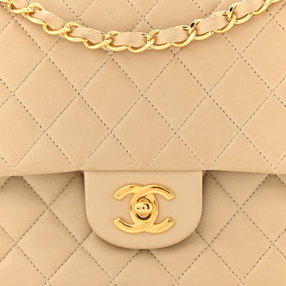 Chanel Lambskin Quilted Small Double Flap Beige 9 of 13