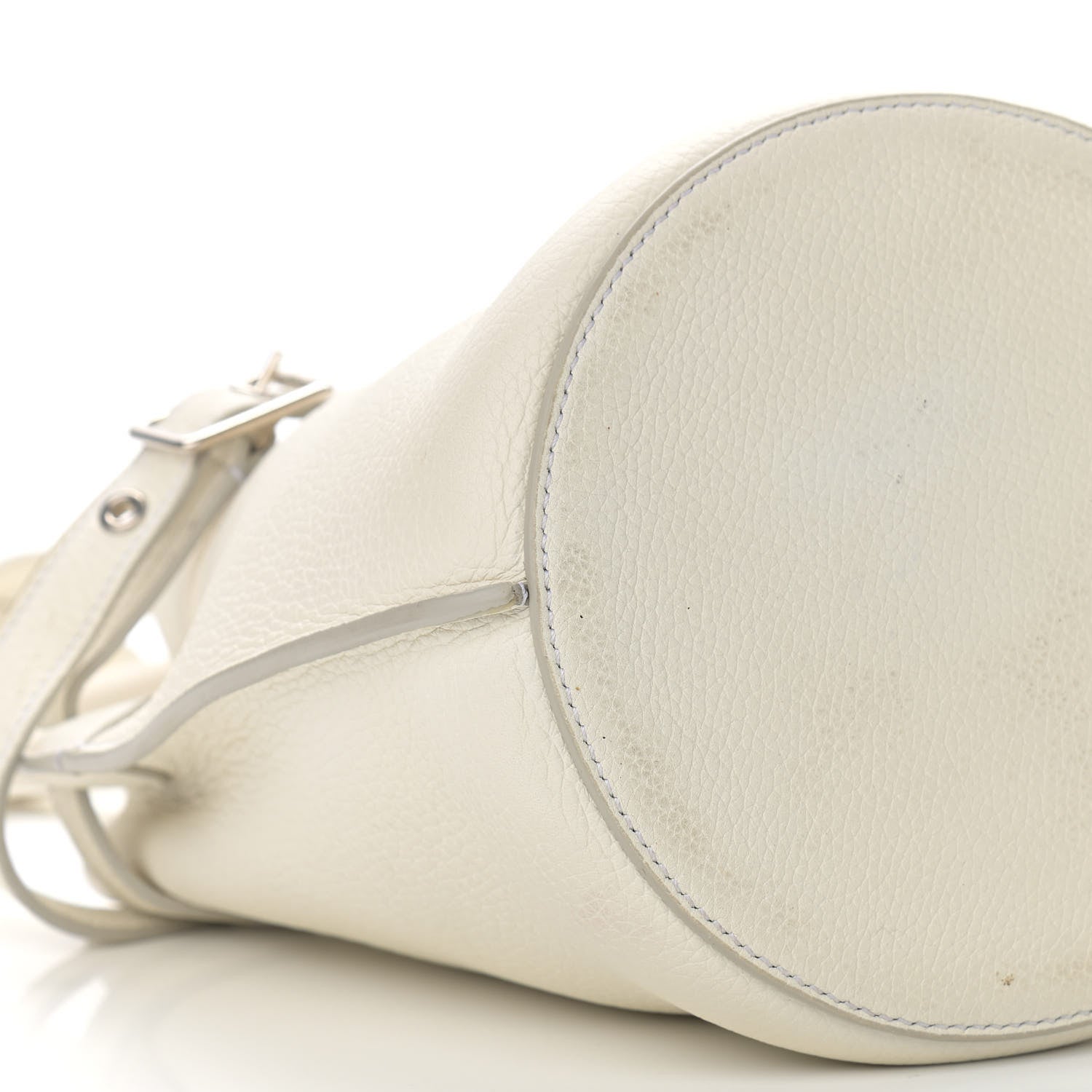 Celine Supple Grained Calfskin Nano Big Bag Bucket White 9 of 13