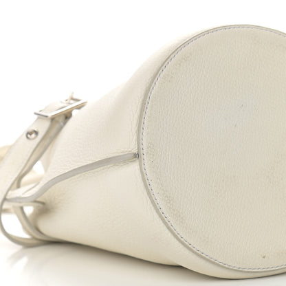 Celine Supple Grained Calfskin Nano Big Bag Bucket White 9 of 13