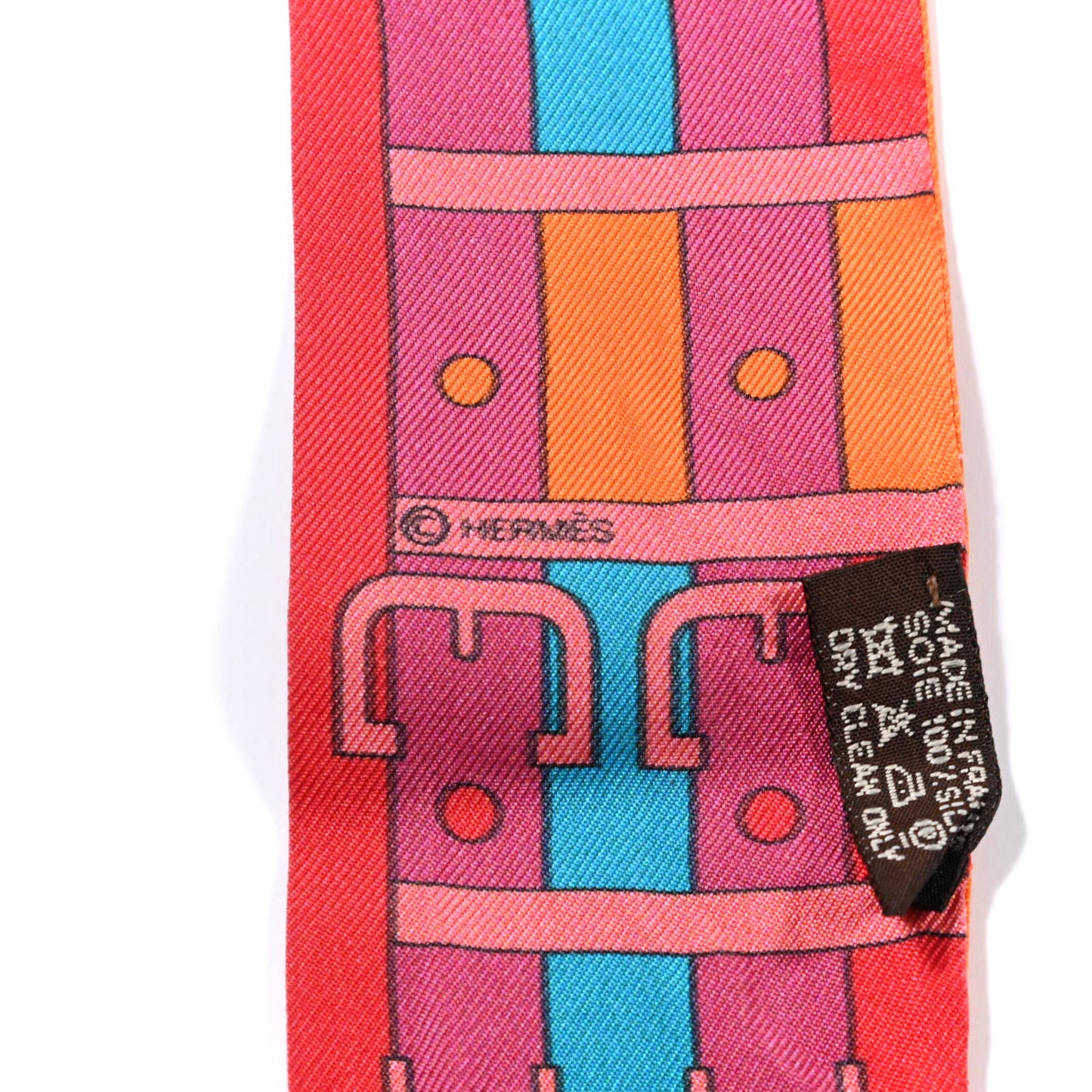 Silk Rocabar Twilly Orange Rouge Framboise
