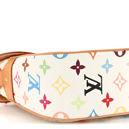 Louis Vuitton Monogram Multicolor Sologne White 9 of 13