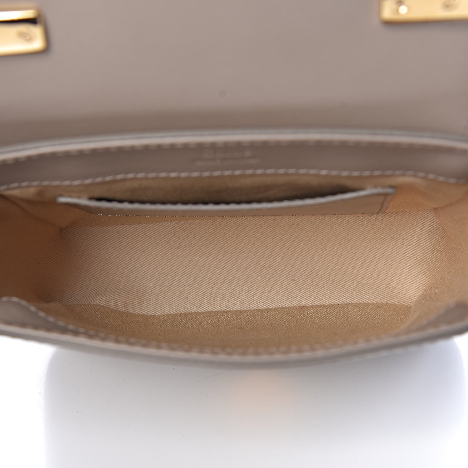 Chloe Shiny Calfskin Suede Mini C Bag Motty Grey 5 of 10