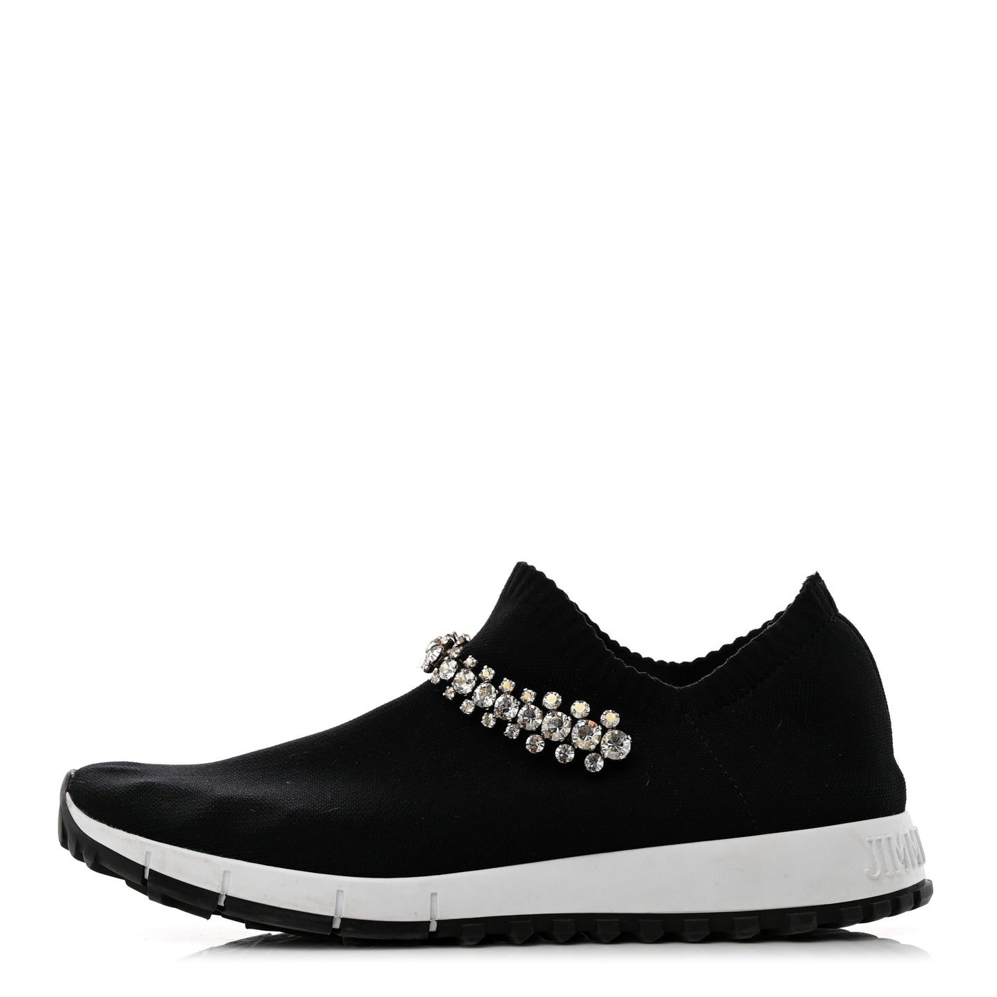 Knit Crystal Verona Sneaker 9 Black