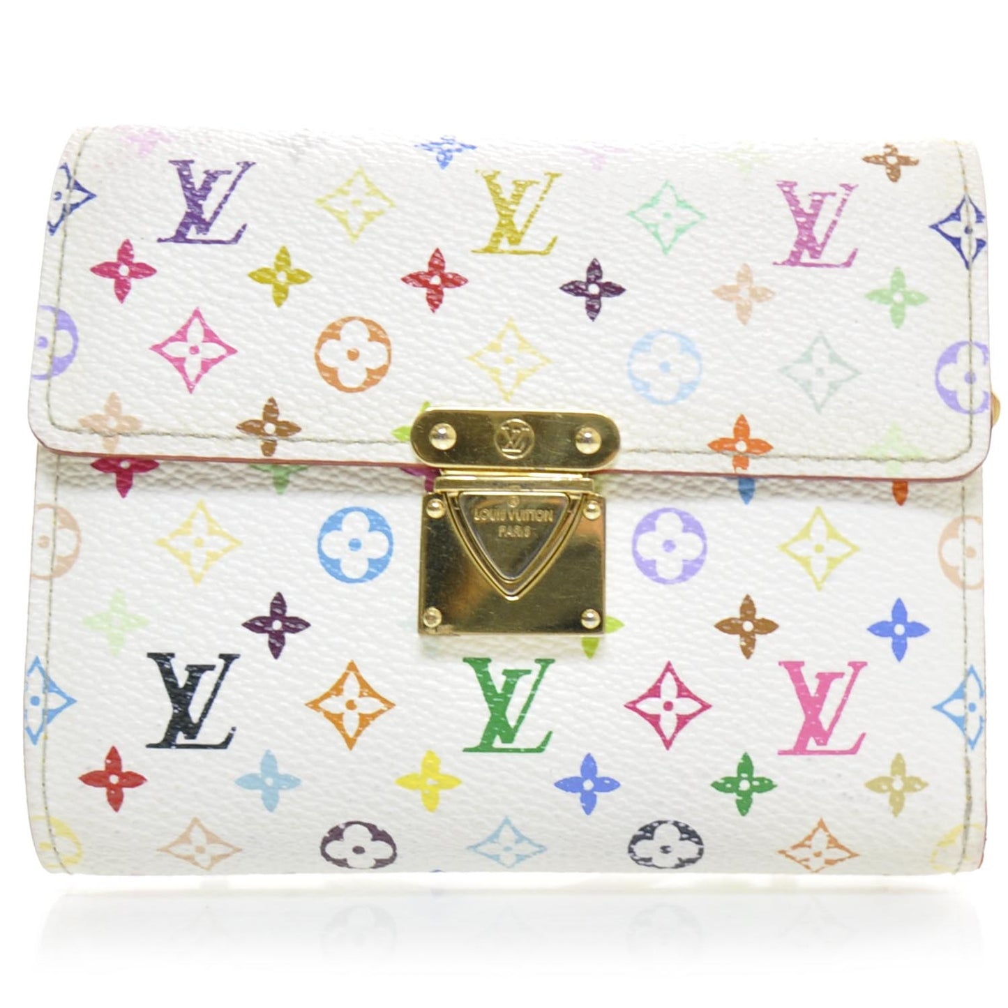 Monogram Multicolor Koala Wallet White