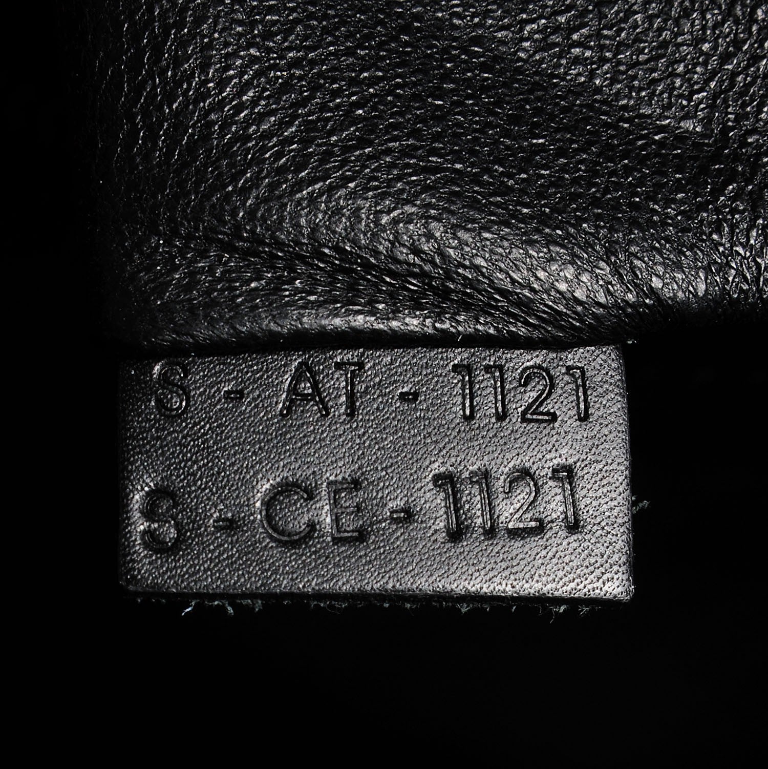 Celine Linen Leopard Printed Mini Luggage Black 7 of 8